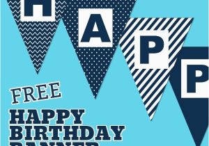 Happy 2nd Birthday Banner Boy Free Happy Birthday Banner Printable 16 Unique Banners