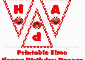 Happy 2nd Birthday Banner Girl Free Printable Elmo Birthday Banner Zoom Party Ideas