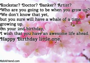 Happy 2nd Birthday Daughter Quotes Happy 2nd Birthday Baby Boy Quotes