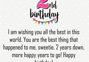 Happy 2nd Birthday Daughter Quotes Happy 2nd Birthday Quotes Wishes Status Images and