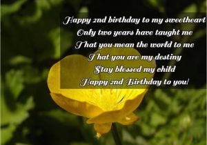 Happy 2nd Birthday to My Daughter Quotes Happy 2nd Birthday Quotes Happy 2nd Birthday to My son or
