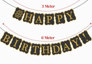 Happy 30th Birthday Banner Gold 30th Birthday Decorations Party Kit Happy Birthday