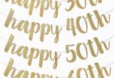 Happy 30th Birthday Banner Gold Joy Enlife Gold Glitter Quot Happy 30th 40th 50th 60th