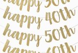 Happy 30th Birthday Banner Gold Joy Enlife Gold Glitter Quot Happy 30th 40th 50th 60th