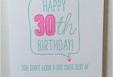 Happy 30th Birthday Gifts for Him 30th Birthday Card Funny Card for 30th Birthday by
