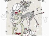 Happy 30th Birthday Girl Personalised 30th Happy Birthday Cards Thirtieth