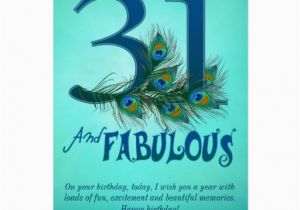 Happy 31st Birthday Cards 31st Birthday Template Cards Zazzle