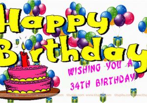 Happy 34th Birthday Quotes 34th Birthday Wishes Images and Sms Haryanvi Makhol