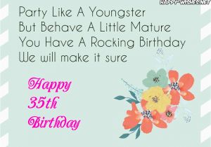 Happy 35th Birthday Quotes Happy 35th Birthday Quotes and Images Happy Wishes