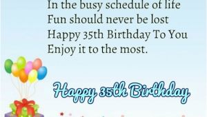 Happy 35th Birthday Quotes Happy 35th Birthday Quotes and Images Happy Wishes