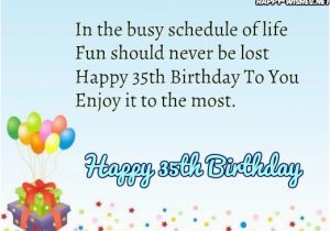 Happy 35th Birthday Quotes Happy 35th Birthday Quotes and Images Happy Wishes