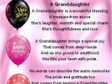Happy 3rd Birthday Granddaughter Quotes Fridge Magnet Personalised Granddaughter Poem Happy
