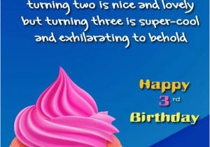 Happy 3rd Birthday Quotes for My Daughter 3rd Birthday Wishes Birthday Messages Three Year Old Baby