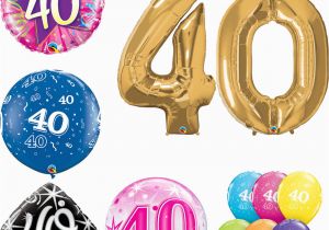 Happy 40 Birthday Girl Age 40 Happy 40th Birthday Qualatex Balloons Helium