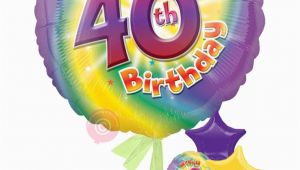 Happy 40 Birthday Girl Personalised Num 40 Happy 40th Birthday Girl Balloons