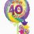 Happy 40 Birthday Girl Personalised Num 40 Happy 40th Birthday Girl Balloons