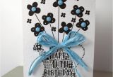 Happy 40th Birthday Flowers 40th Happy Birthday Flower Sparkle Card by Sew Very