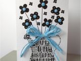 Happy 40th Birthday Flowers 40th Happy Birthday Flower Sparkle Card by Sew Very