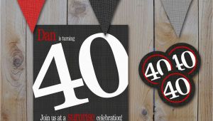 Happy 40th Birthday Gifts for Him New 40th Birthday Party Invitations for Him Creative