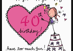 Happy 40th Birthday Girl Happy Happy Happy 40th Birthday Juicy Lucy Designs