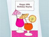 Happy 40th Birthday Girlfriend 39 Cocktails 39 Girls Personalised Birthday Card by Jenny