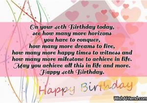 Happy 40th Birthday Quotes for Husband 40th Birthday Quotes for Friends Quotesgram