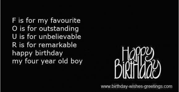 Happy 4th Birthday son Quotes Happy Fourth Birthday Quotes Quotesgram