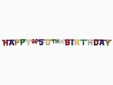 Happy 50th Birthday Banner Party Decoration Jointed Banner Happy 50th Birthday 6 5