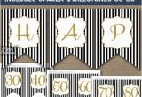 Happy 50th Birthday Banner Printable Free Birthday Banner Printable Happy Birthday Banner Black Gold