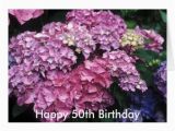 Happy 50th Birthday Flowers Happy 50th Birthday Flower Card Zazzle