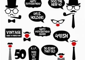 Happy 50th Birthday Printable Banners Happy 50th Birthday Banner Printable Printable 360 Degree