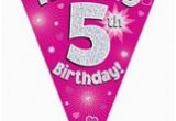 Happy 5th Birthday Banners 5th Birthday Party Supplies