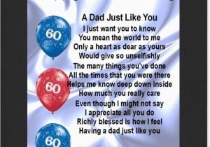 Happy 60th Birthday Dad Quotes Personalised Mounted Poem Print 60th Birthday Design