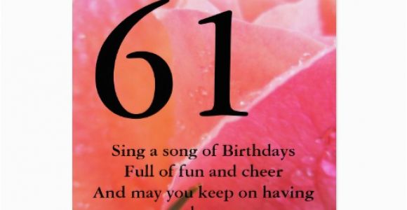 Happy 61st Birthday Quotes Happy 61st Birthday Quotes Quotesgram