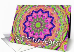 Happy 62nd Birthday Cards Multi Kaleidoscope Happy 62nd Birthday Card 171683