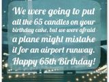 Happy 65th Birthday Quotes 65th Birthday Wishes and Birthday Card Messages Funny and