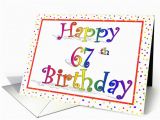 Happy 67th Birthday Cards Happy 67th Birthday Cedarcreekwoody Restorepontoon Com