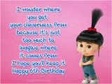 Happy 6th Birthday Quotes 6th Birthday Wishes and Quotes Cards Wishes