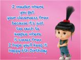 Happy 6th Birthday son Quotes 6th Birthday Wishes and Quotes Cards Wishes