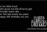 Happy 6th Birthday to My son Quotes 6th Birthday Poems and Wishes Sixth Bday Boys Girls