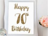 Happy 70th Birthday Banners 70th Birthday Banner Etsy