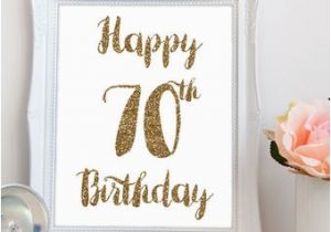 Happy 70th Birthday Banners 70th Birthday Banner Etsy