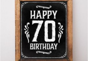Happy 70th Birthday Decorations 70th Birthday Decorations Printable Happy 70th Birthday Sign