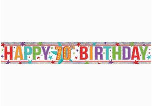 Happy 70th Birthday Mum Banner Happy 70th Birthday Banner Party Decoration Age 70 Bunting