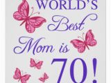 Happy 70th Birthday Mum Banner Happy Birthday Mom Posters Zazzle