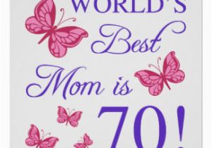 Happy 70th Birthday Mum Banner Happy Birthday Mom Posters Zazzle