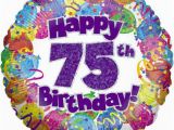 Happy 75th Birthday Banners 75th Birthday Decorations Banners 75 Years Balloons