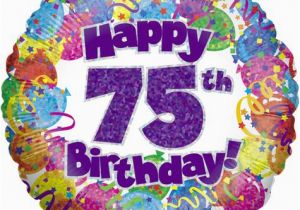 Happy 75th Birthday Banners 75th Birthday Decorations Banners 75 Years Balloons
