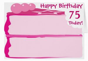 Happy 75th Birthday Cards Happy 75th Birthday Greeting Cards Zazzle
