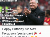 Happy 75th Birthday Meme Funny Alex Ferguson Memes Of 2017 On Sizzle Dannys